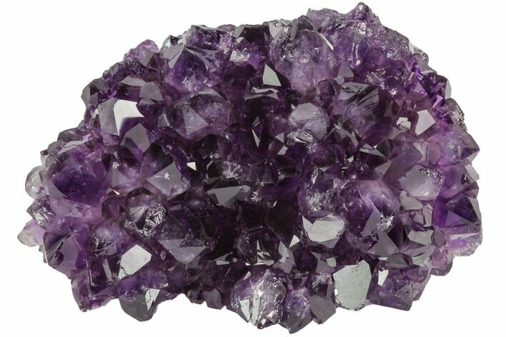 Dark Purple, Amethyst Crystal Cluster - Uruguay #122052